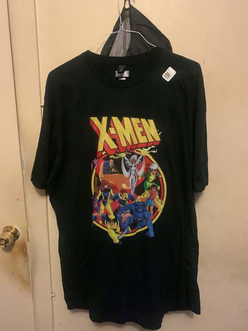 Marvel X-Men Animated Series Retro 90s T-Shirt Black 3XL